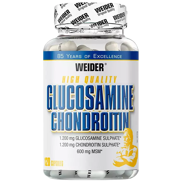 Glucosamine Chondroitin Plus MSM (120 kap.) Weider Nutrition