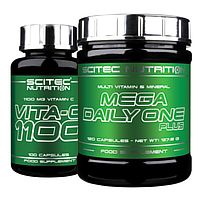 Scitec Nutrition Mega Daily One Plus + Vitamin C-1100 (szett)