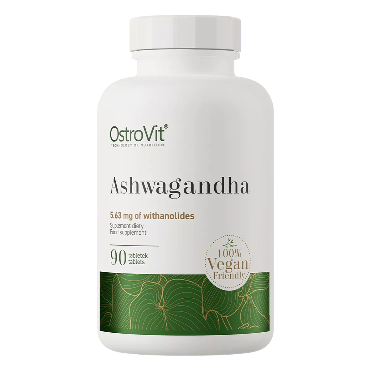 Complément Alimentaire Ashwagandha OstroVit 90 Comprimés - Ginseng Indien Pour Stress, énergie, Bien-être