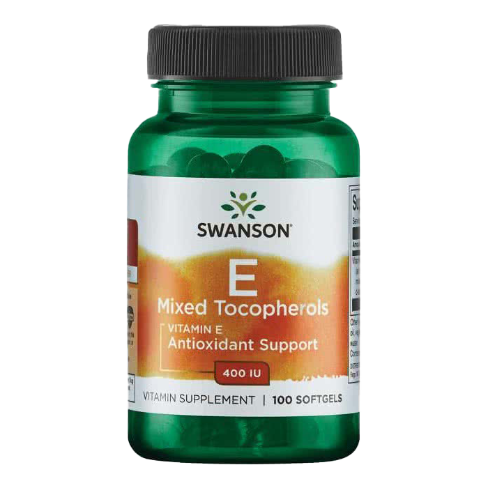 Swanson Vitamin E Mixed Tocopherols (400 NE) 100 g.k.