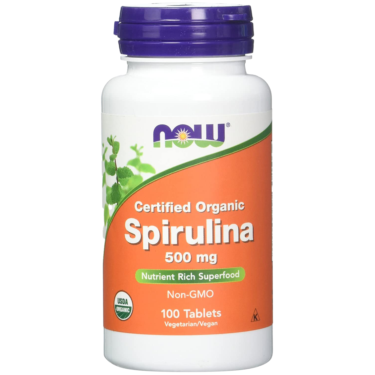 Spirulina 100 Tab Now Foods 5712